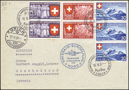 POSTA AEREA ESTERA - SVIZZERA  (1939)  - Catalogo Cataloghi su offerta - Studio Filatelico Toselli
