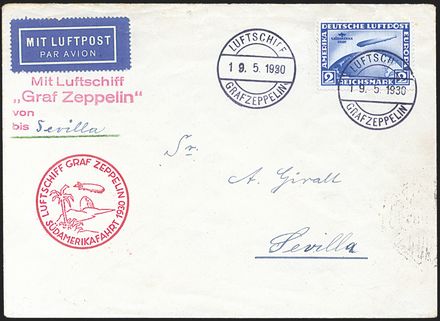 ZEPPELIN - GERMANIA  (1930)  - Catalogo Cataloghi su offerta - Studio Filatelico Toselli