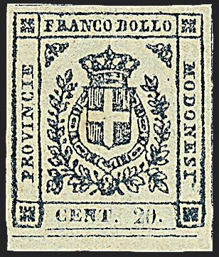 ANTICHI STATI ITALIANI - MODENA - Governo Provvisorio  (1859)  - Catalogo Catalogo di Vendita a prezzi netti - Studio Filatelico Toselli