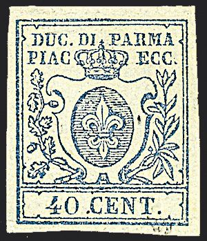 ANTICHI STATI ITALIANI - PARMA  (1857)  - Catalogo Catalogo di Vendita a prezzi netti - Studio Filatelico Toselli