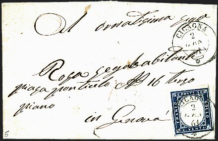 ANTICHI STATI ITALIANI - SARDEGNA  (1860)  - Catalogo Catalogo di Vendita a prezzi netti - Studio Filatelico Toselli