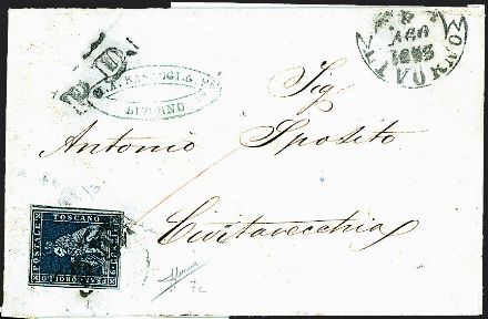 ANTICHI STATI ITALIANI - TOSCANA  (1851)  - Catalogo Catalogo di Vendita a prezzi netti - Studio Filatelico Toselli