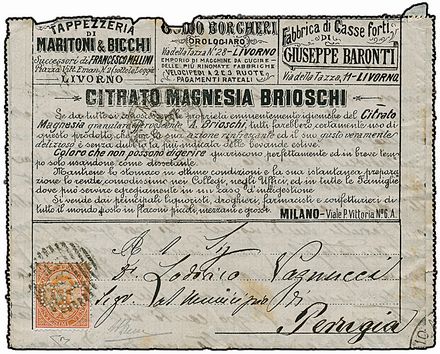 ITALIA REGNO Francalettere  (1887)  - Catalogo Catalogo di Vendita a prezzi netti - Studio Filatelico Toselli