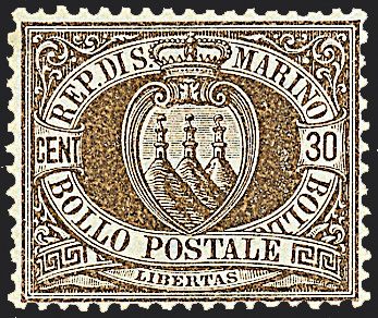 SAN MARINO  (1877)  - Catalogo Catalogo di Vendita a prezzi netti - Studio Filatelico Toselli