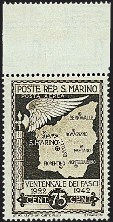 SAN MARINO Posta aerea  (1943)  - Catalogo Catalogo di Vendita a prezzi netti - Studio Filatelico Toselli