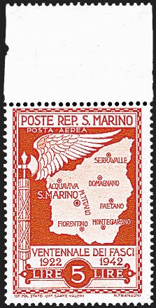 SAN MARINO Posta aerea  (1943)  - Catalogo Catalogo di Vendita a prezzi netti - Studio Filatelico Toselli