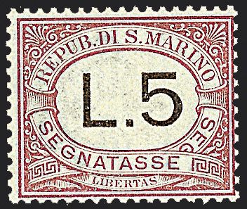 SAN MARINO Segnatasse  (1897)  - Catalogo Catalogo di Vendita a prezzi netti - Studio Filatelico Toselli