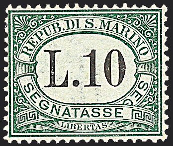 SAN MARINO Segnatasse  (1924)  - Catalogo Catalogo di Vendita a prezzi netti - Studio Filatelico Toselli
