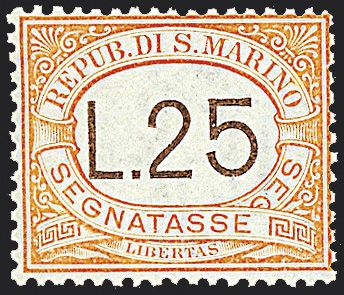 SAN MARINO Segnatasse  (1927)  - Catalogo Catalogo di Vendita a prezzi netti - Studio Filatelico Toselli