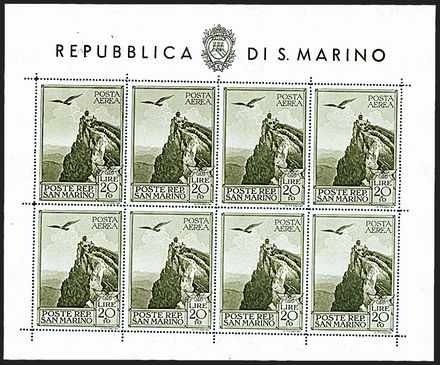 SAN MARINO Foglietti  (1944)  - Catalogo Catalogo di Vendita a prezzi netti - Studio Filatelico Toselli