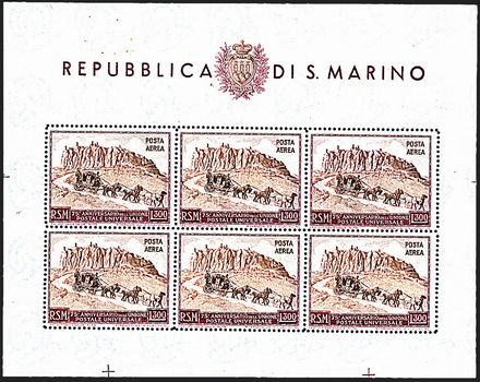 SAN MARINO Foglietti  (1951)  - Catalogo Catalogo di Vendita a prezzi netti - Studio Filatelico Toselli