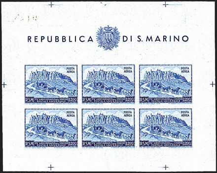 SAN MARINO Foglietti  (1951)  - Catalogo Catalogo di Vendita a prezzi netti - Studio Filatelico Toselli