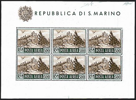 SAN MARINO Foglietti  (1951)  - Catalogo Catalogo di Vendita a prezzi netti - Studio Filatelico Toselli