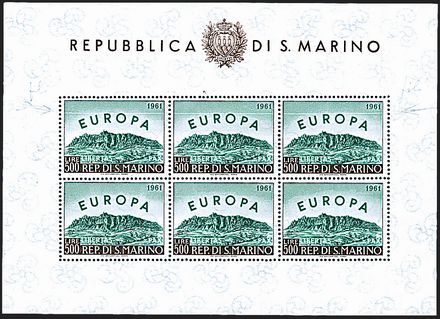 SAN MARINO Foglietti  (1961)  - Catalogo Catalogo di Vendita a prezzi netti - Studio Filatelico Toselli