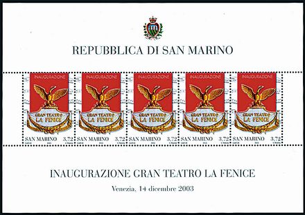 SAN MARINO Foglietti  (2003)  - Catalogo Catalogo di Vendita a prezzi netti - Studio Filatelico Toselli