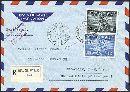 VATICANO Posta aerea  (1948)  - Catalogo Catalogo di Vendita a prezzi netti - Studio Filatelico Toselli