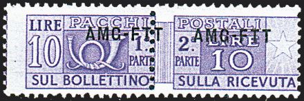 TRIESTE A Pacchi postali  (1949)  - Catalogo Catalogo di Vendita a prezzi netti - Studio Filatelico Toselli