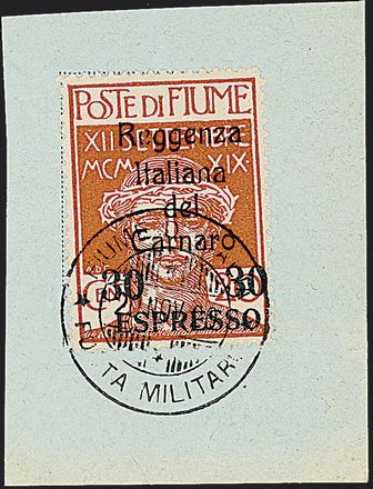 OCCUPAZIONI - FIUME  (1920)  - Catalogo Catalogo di Vendita a prezzi netti - Studio Filatelico Toselli