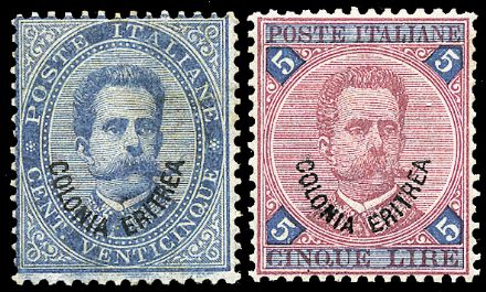 COLONIE ITALIANE - ERITREA  (1893)  - Catalogo Catalogo di Vendita a prezzi netti - Studio Filatelico Toselli