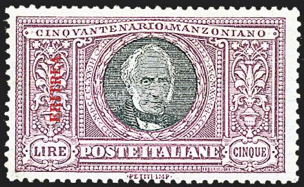 COLONIE ITALIANE Giri commemorativi  (1924)  - Catalogo Catalogo di Vendita a prezzi netti - Studio Filatelico Toselli