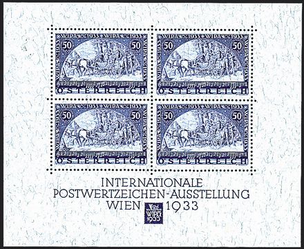 EUROPA - AUSTRIA - Foglietti  (1933)  - Catalogo Catalogo di Vendita a prezzi netti - Studio Filatelico Toselli