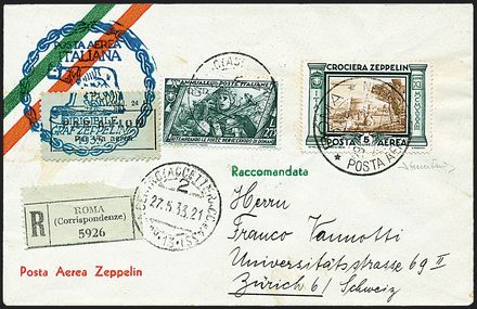 ZEPPELIN - ITALIA  (1933)  - Catalogo Catalogo di Vendita a prezzi netti - Studio Filatelico Toselli
