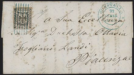 ANTICHI STATI ITALIANI - MODENA  (1852)  - Catalogo Catalogo di vendita su offerta - Studio Filatelico Toselli