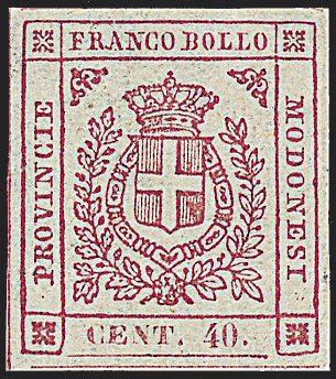 ANTICHI STATI ITALIANI - MODENA - Governo Provvisorio  (1859)  - Catalogo Catalogo di vendita su offerta - Studio Filatelico Toselli