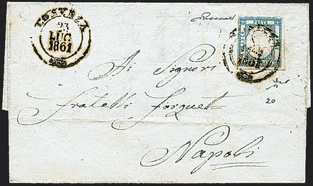ANTICHI STATI ITALIANI - NAPOLI - Province Napoletane  (1861)  - Catalogo Catalogo di vendita su offerta - Studio Filatelico Toselli