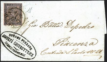 ANTICHI STATI ITALIANI - PARMA  (1852)  - Catalogo Catalogo di vendita su offerta - Studio Filatelico Toselli