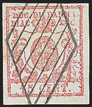 ANTICHI STATI ITALIANI - PARMA  (1853)  - Catalogo Catalogo di vendita su offerta - Studio Filatelico Toselli