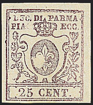 ANTICHI STATI ITALIANI - PARMA  (1857)  - Catalogo Catalogo di vendita su offerta - Studio Filatelico Toselli