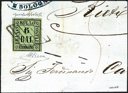 ANTICHI STATI ITALIANI - ROMAGNE  (1859)  - Catalogo Catalogo di vendita su offerta - Studio Filatelico Toselli