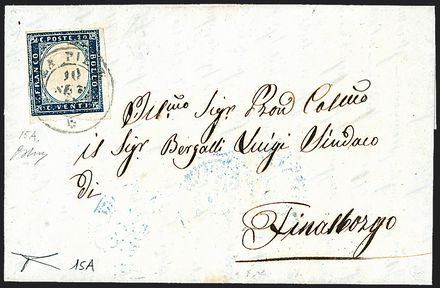 ANTICHI STATI ITALIANI - SARDEGNA  (1857)  - Catalogo Catalogo di vendita su offerta - Studio Filatelico Toselli