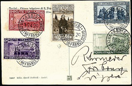 ITALIA REGNO  (1926)  - Catalogo Catalogo di vendita su offerta - Studio Filatelico Toselli