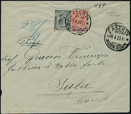 ITALIA REGNO Frodi postali  (1923)  - Catalogo Catalogo di vendita su offerta - Studio Filatelico Toselli