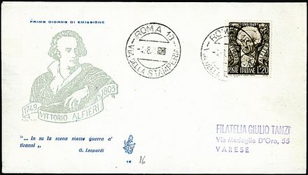 ITALIA REPUBBLICA  (1949)  - Catalogo Catalogo di vendita su offerta - Studio Filatelico Toselli