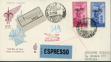 TRIESTE E LA VENEZIA GIULIA  (1949)  - Catalogo Catalogo di vendita su offerta - Studio Filatelico Toselli