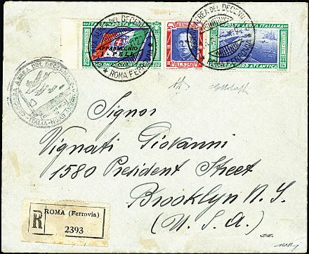 POSTA AEREA ITALIANA  (1933)  - Catalogo Catalogo di vendita su offerta - Studio Filatelico Toselli