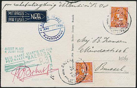 POSTA RAZZO - BELGIO  (1936)  - Catalogo Catalogo di vendita su offerta - Studio Filatelico Toselli