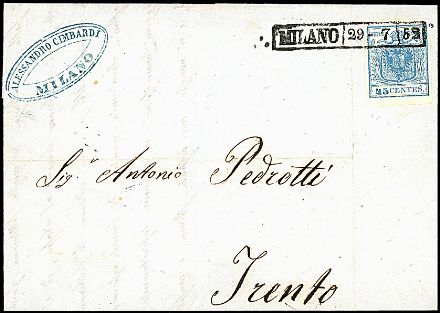 ANTICHI STATI ITALIANI - LOMBARDO VENETO  - Catalogo Catalogo di vendita su offerte - Studio Filatelico Toselli