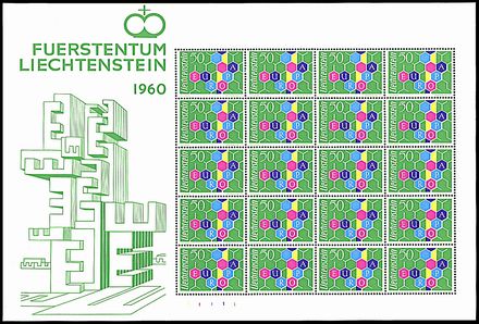 EUROPA - LIECHTENSTEIN - Foglietti  - Catalogo Catalogo a Prezzi Netti - Studio Filatelico Toselli