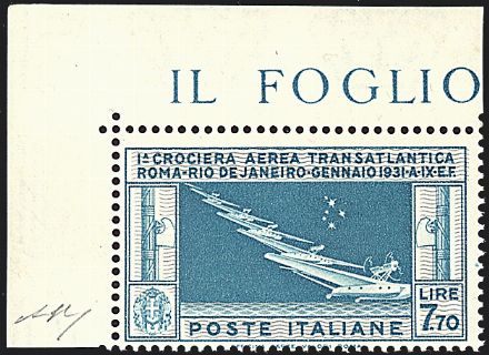 ITALIA REGNO Posta aerea  - Catalogo Catalogo a Prezzi Netti - Studio Filatelico Toselli