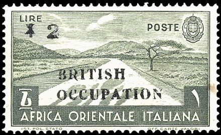 OCCUPAZIONI STRANIERE DELLE COLONIE - AFRICA ORIENTALE - Occupazione Britannica  - Catalogo Catalogo di vendita su offerta - Studio Filatelico Toselli