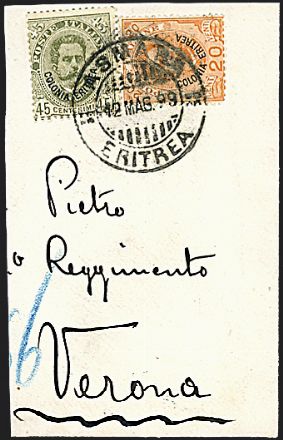 COLONIE ITALIANE - ERITREA  - Catalogo Catalogo di vendita su offerte - Studio Filatelico Toselli