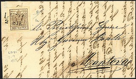 ANTICHI STATI ITALIANI - LOMBARDO VENETO  - Catalogo Catalogo di vendita su offerte - Studio Filatelico Toselli