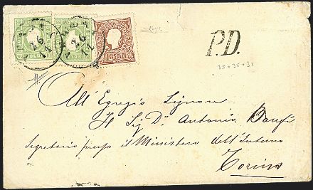 ANTICHI STATI ITALIANI - LOMBARDO VENETO  - Catalogo Catalogo di vendita su offerte - Studio Filatelico Toselli