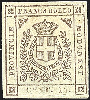 ANTICHI STATI ITALIANI - MODENA - Governo Provvisorio  - Catalogo Catalogo a Prezzi Netti - Studio Filatelico Toselli