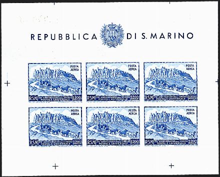 SAN MARINO Foglietti  - Catalogo Catalogo di vendita su offerte - Studio Filatelico Toselli