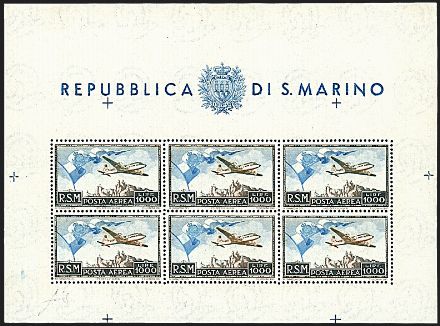 SAN MARINO Foglietti  - Catalogo Catalogo di vendita su offerte - Studio Filatelico Toselli